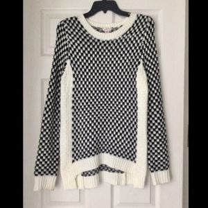 Black & White Checkered Sweater